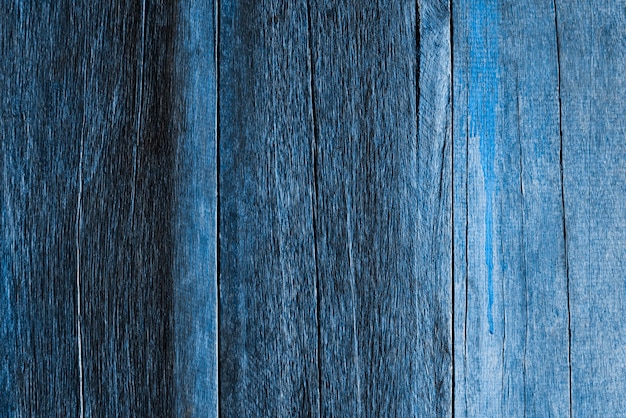 Texture De Mur En Bois Bleu Foncé