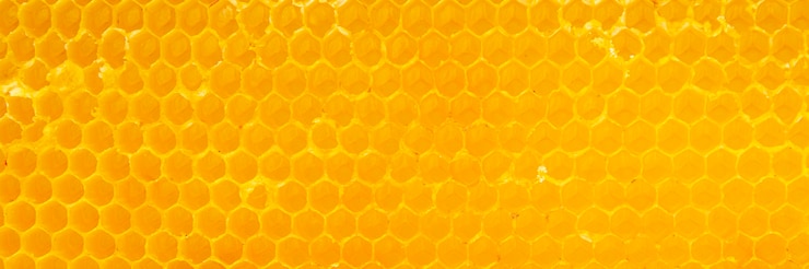 Photo gratuit texture en nid d'abeille jaune