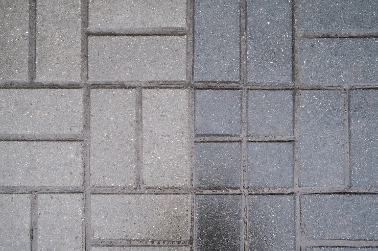 Photo gratuit texture pavée à l'extérieur