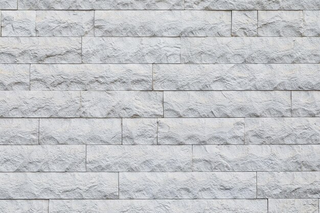 Texture de pierre de façade blanche