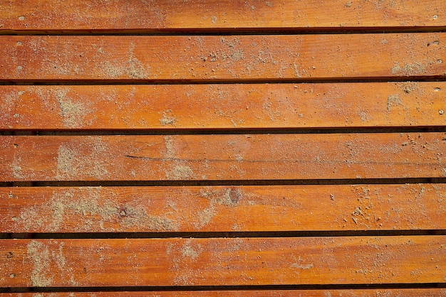 Texture de planches de bois avec du sable