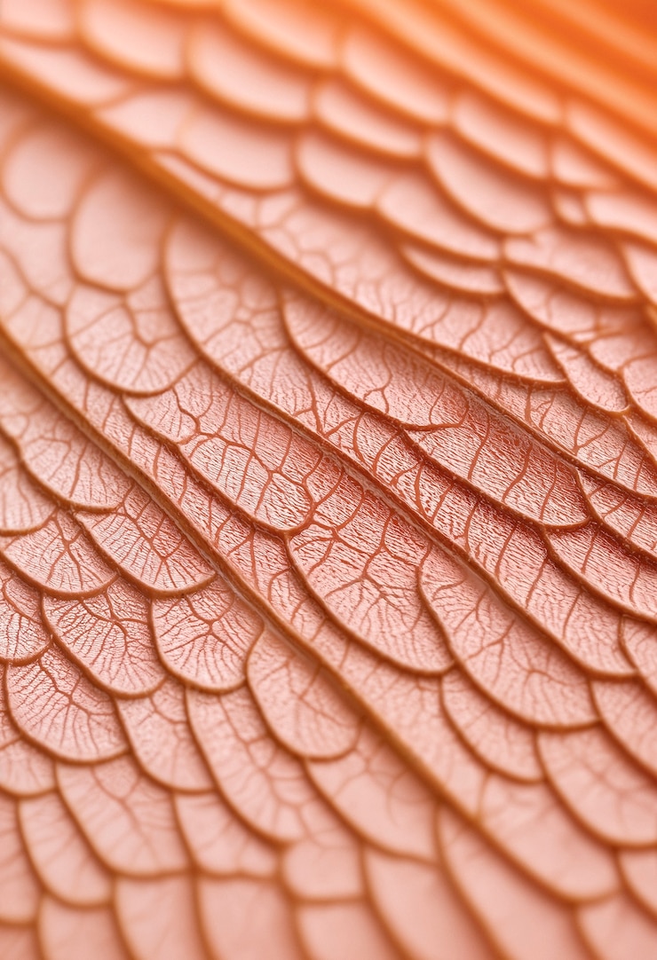 Photo gratuit texture réaliste avec une teinte peach fuzz