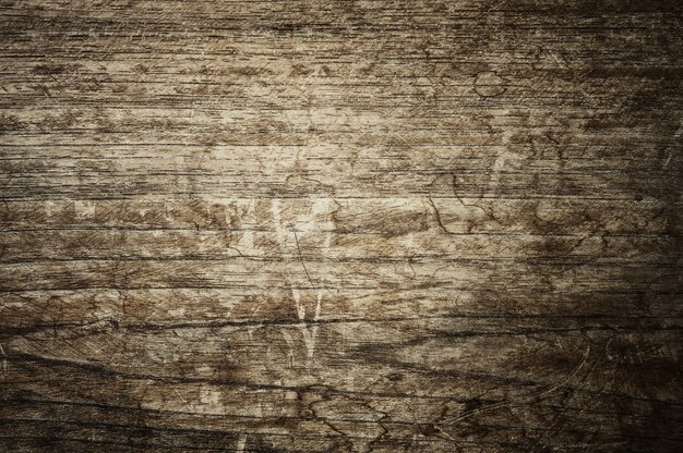 La texture de la surface en bois foncé