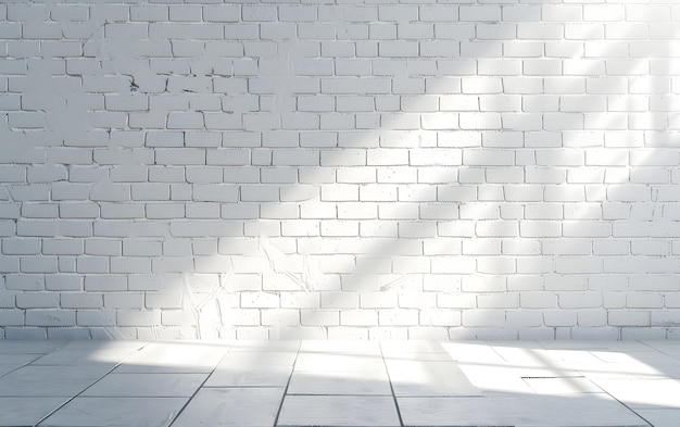 Photo gratuite texture de la surface du mur en briques blanches