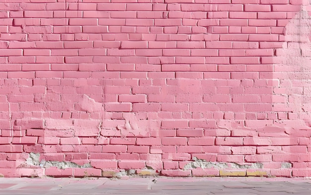 Texture de la surface du mur en briques roses