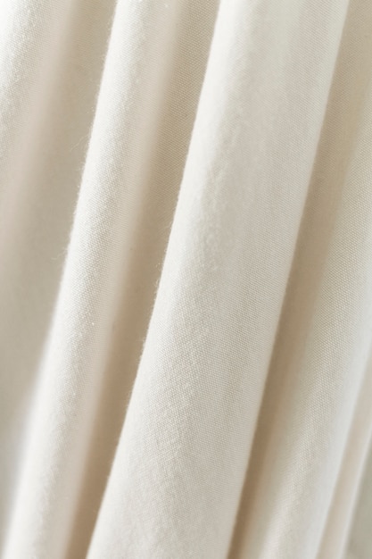 Texture de tissu blanc de luxe avec espace copie