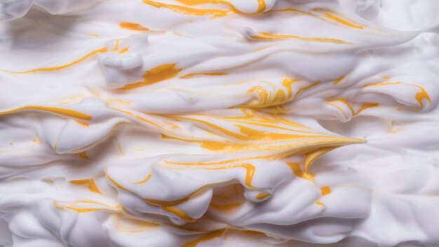 Texture de toile de fond crème blanche et dorée