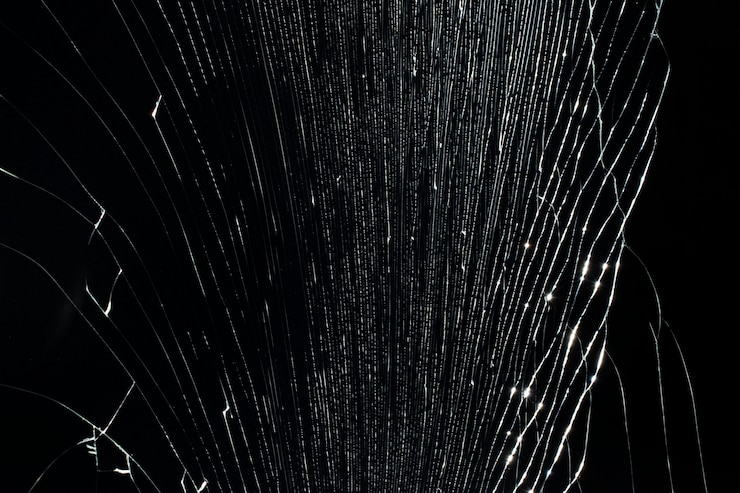 Photo gratuit texture de verre brisé