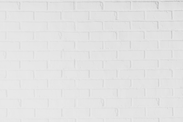 Photo gratuit textures de briques blanches