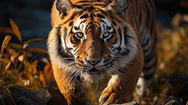 Photo gratuite tigre de sumatra panthera tigris altaica