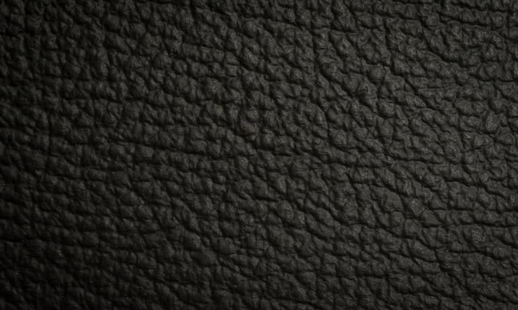 Photo gratuit tirage macro en cuir