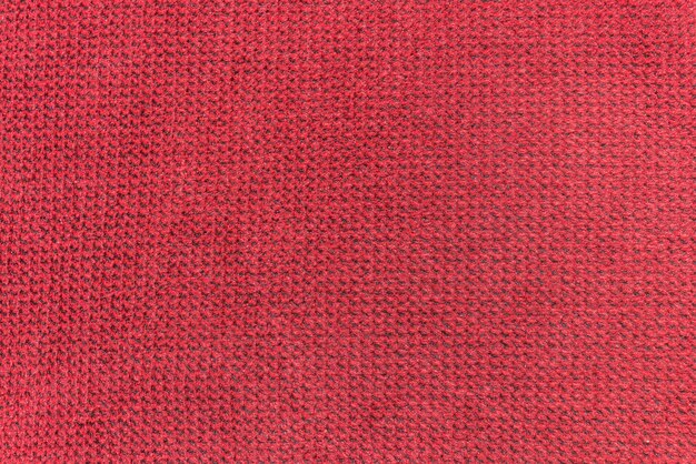 Tissu de texture rouge