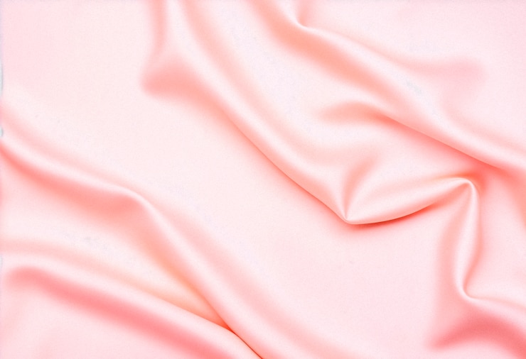 Photo gratuit tissus en soie rose