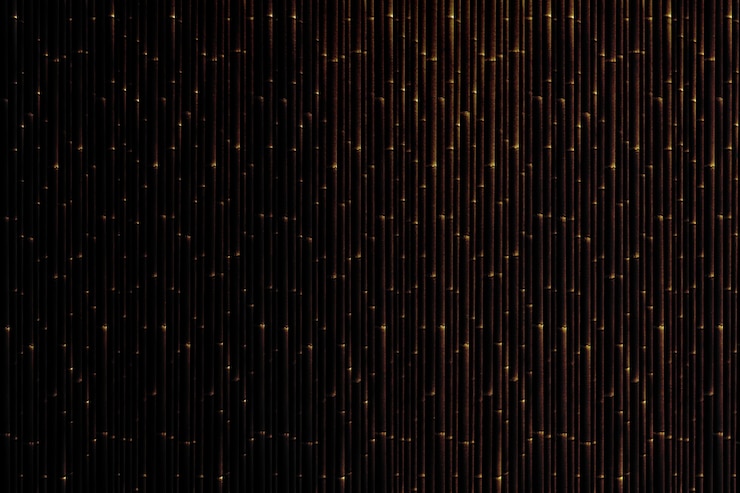 Photo gratuit toile de fond texturé rideau à motifs de bambou