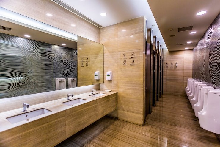 Photo gratuit toilette publique
