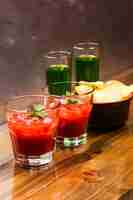 Photo gratuite tomate alcoolique