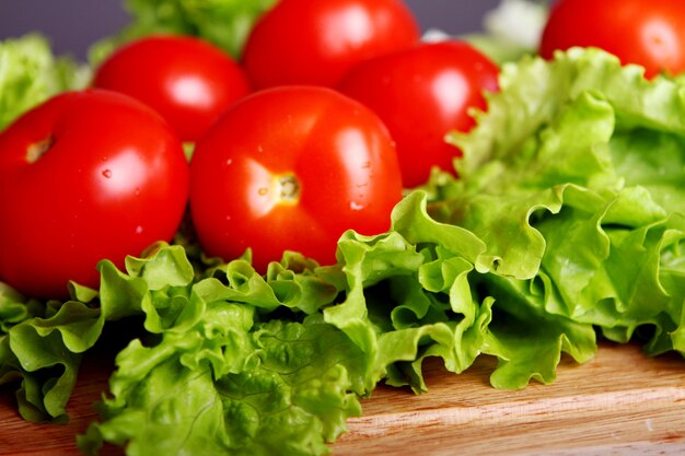 Tomates fraîches et humides