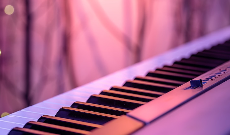 Photo gratuit touches de musique