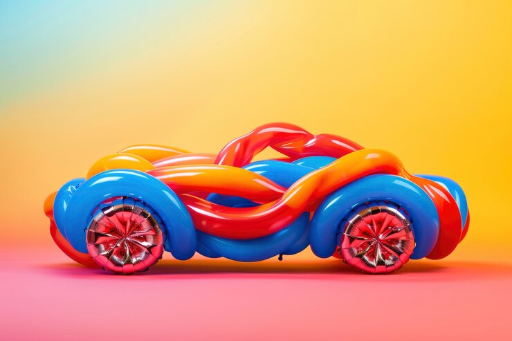 Photo gratuit tour de ballon en forme de voiture