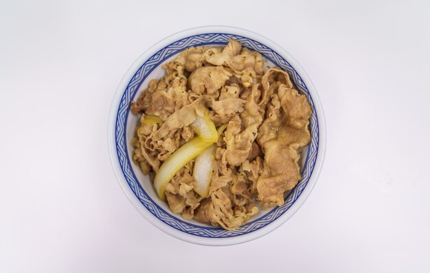 traditionnel japonais teriyaki plat de boeuf avec du riz