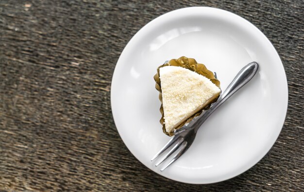 Tranche de gâteau au fromage