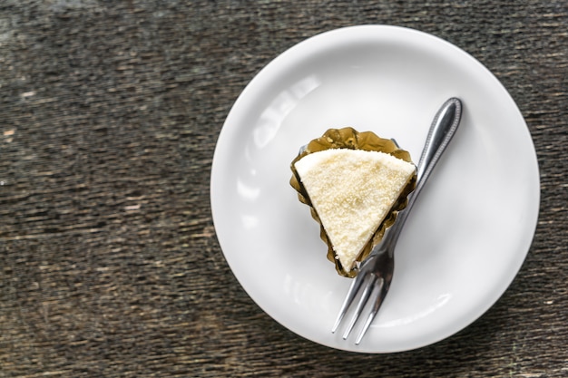 Tranche de gâteau au fromage