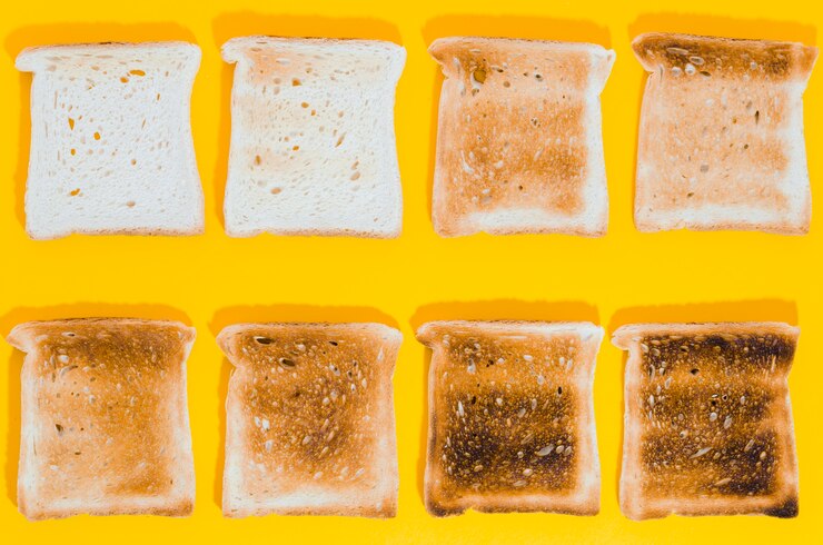 Photo gratuit une tranche de pain grillé