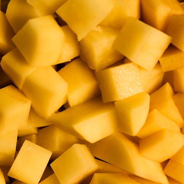 Tranches de gros plan de fond de texture d'ananas