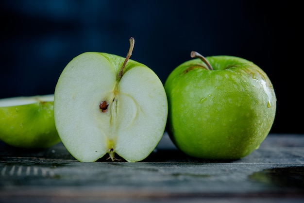 Photo gratuite tranches de pommes