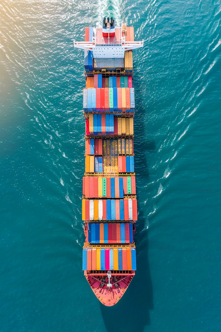 Photo gratuit transport et logistique des produits