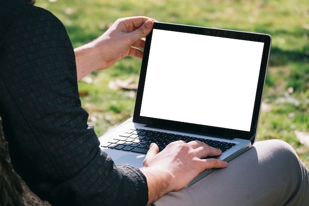 Travailler à l&#39;extérieur