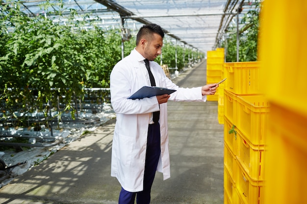 Travailler en serre