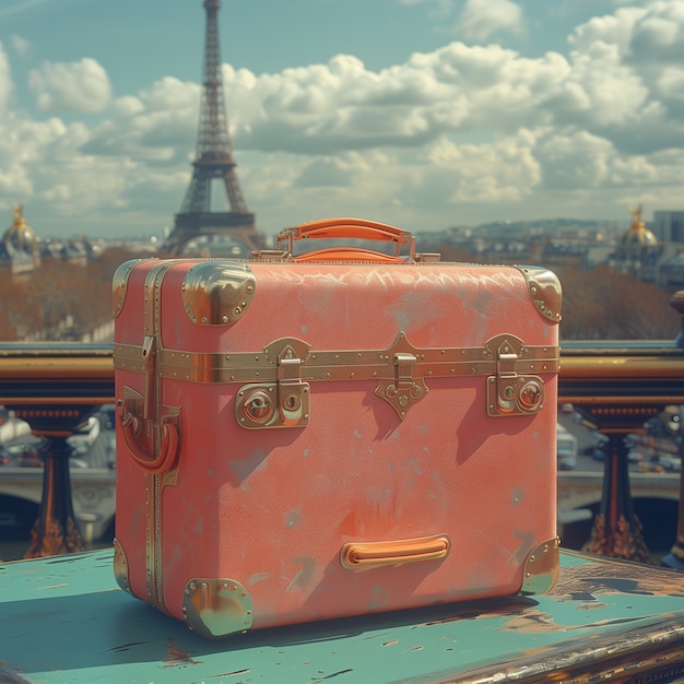 Photo gratuite travel scene with pastel colors and dreamy atmosphere