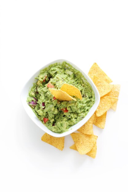 Trempette au guacamole