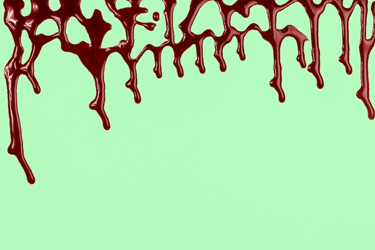 Photo gratuit trickles de peinture rouge