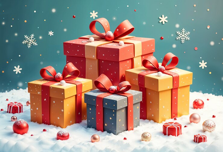 Photo gratuit les trois sages célébrent noël.