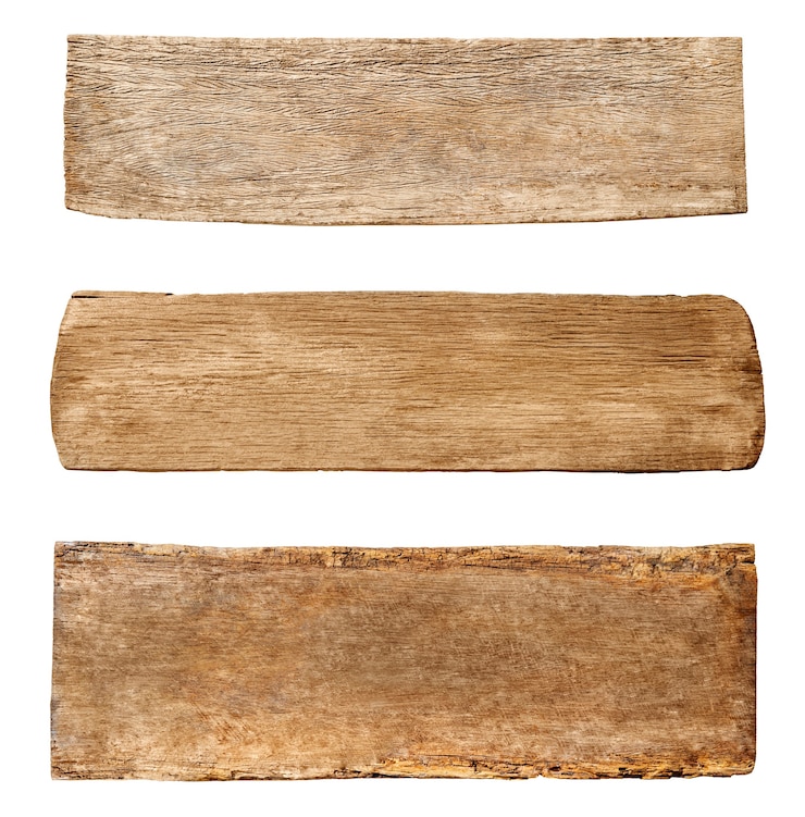Photo gratuit trois sortes de bois.