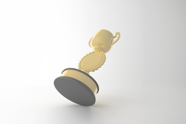 Photo gratuit trophée du prix