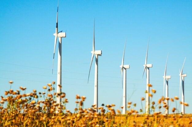 Turbines éoliennes à la ferme