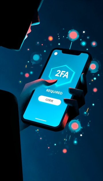 Two-factor authentication on mobile device