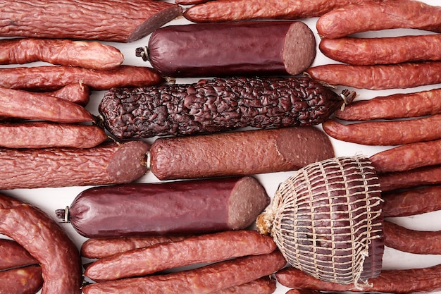 Types de saucisses