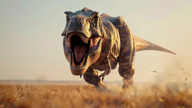 Le Tyrannosaurus rex à l'état sauvage