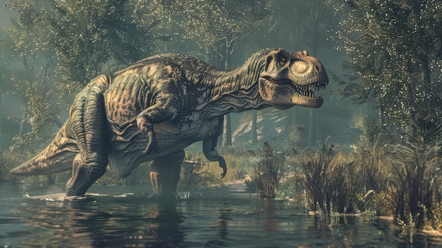 Le Tyrannosaurus rex à l'état sauvage