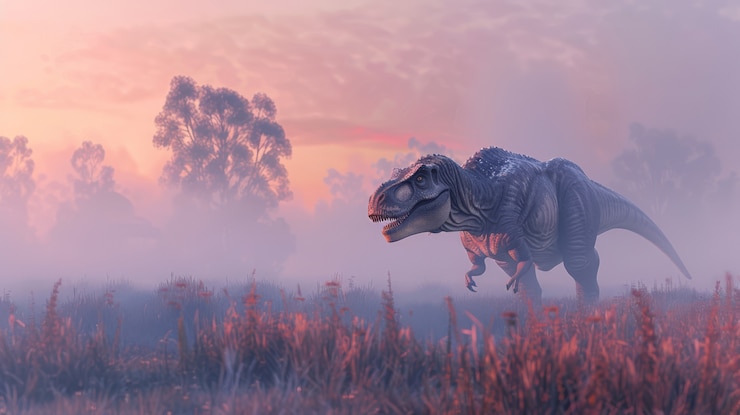 Le Tyrannosaurus rex à l'état sauvage