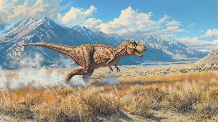 Le Tyrannosaurus rex à l'état sauvage