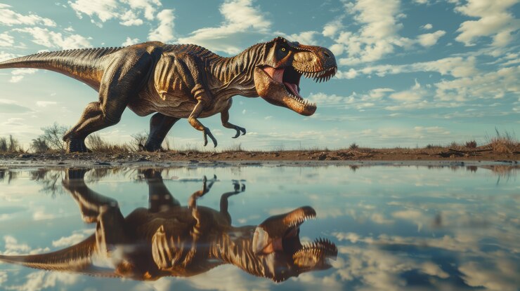 Le Tyrannosaurus rex à l'état sauvage