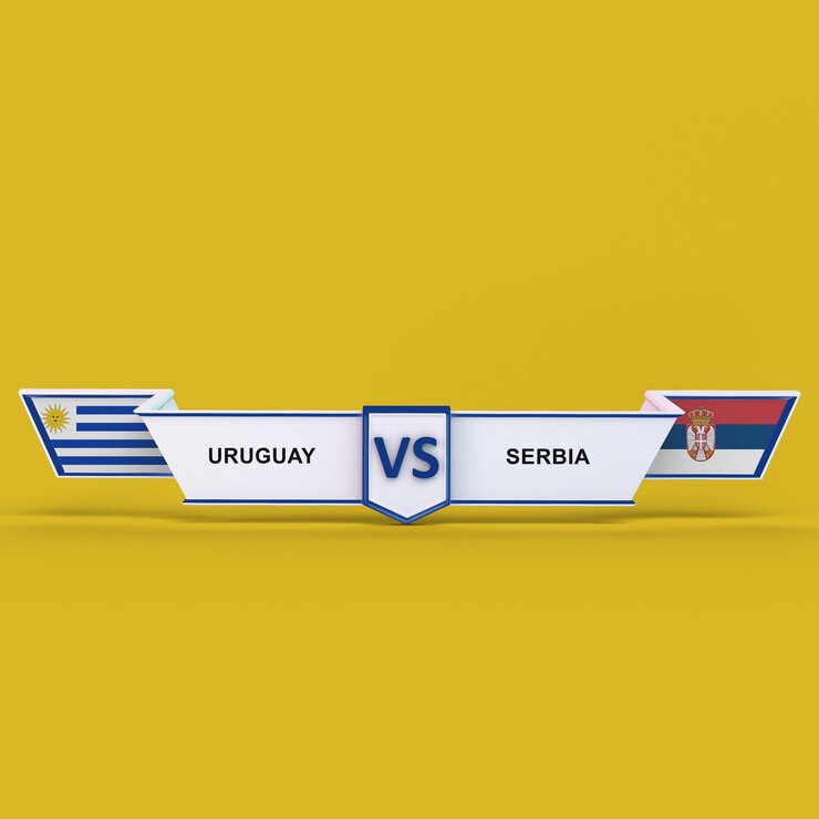 Photo gratuit uruguay vs serbie