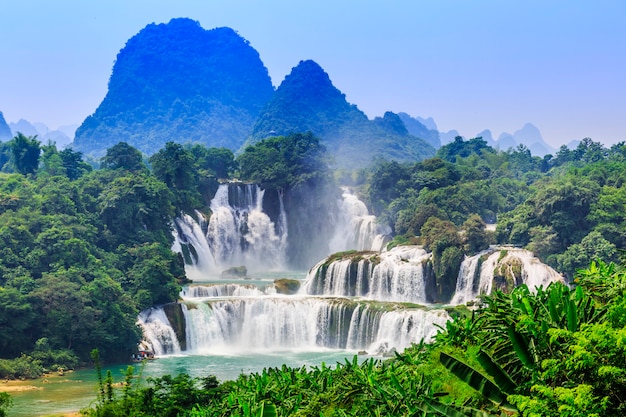 Photo gratuite vacances majestueuse été pittoresque chine humide