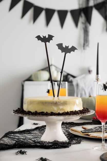 Variété de friandises pour la fête d'Halloween