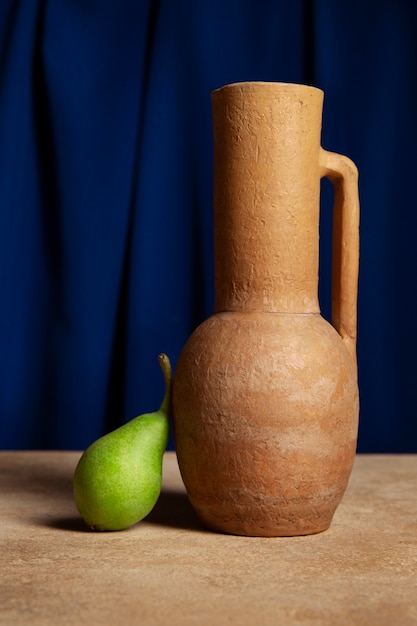 Photo gratuite vase nature morte de style baroque